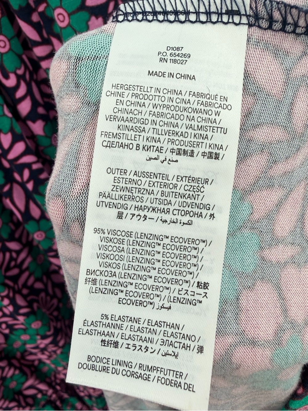 Boden Smock Tiered Jersey Midi Dress US 8 Regular NEW - Picture 5 of 6
